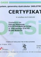 Certyfikat oasis dariusz bembenek